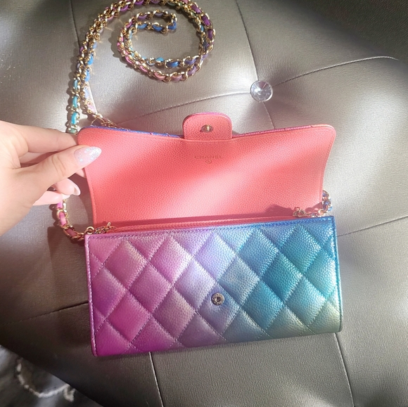 Chanel 🧜‍♀️ Mermaid Classic Flap 🧜‍♂️ Maltese Wallet with matching Chain. - Picture 3 of 14